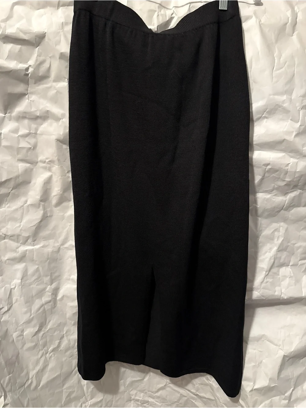 Women's Black Midi Skirt - Sleek Everyday Midi